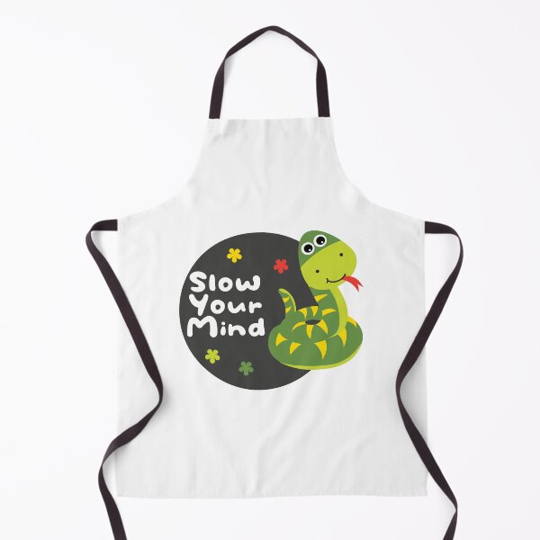Item preview, Slow your mind Kawaii funny green snake designed and sold by Awesome 4 all.