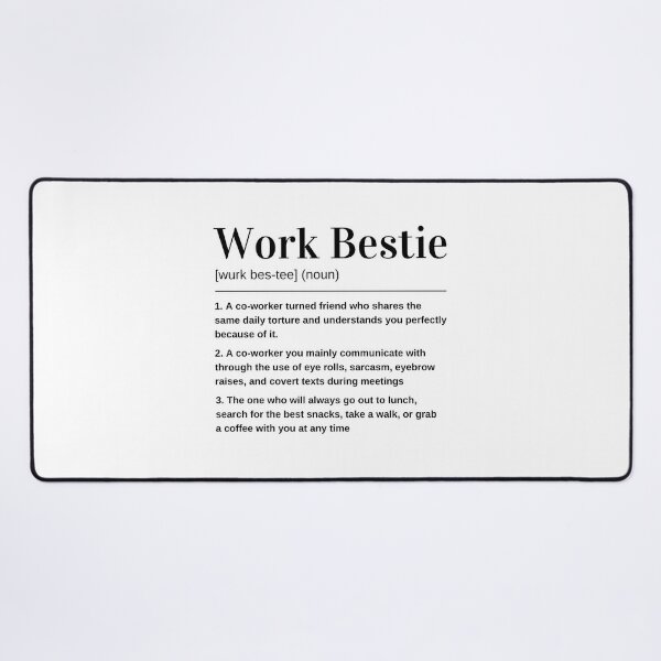 Emotional support co-worker - Work bestie | Poster