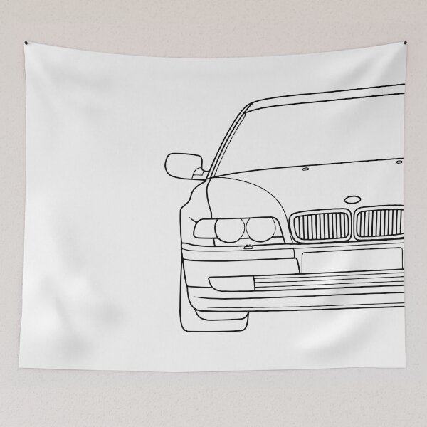 Item preview, E38 facelift 1998-2001 black lines designed and sold by EdimDesign.