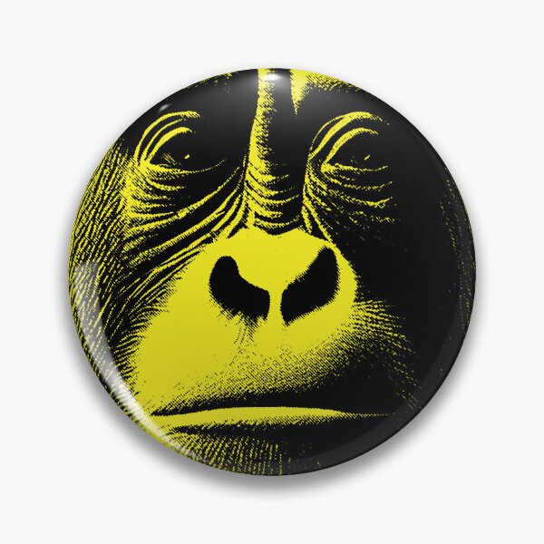 Item preview, Graphic Yellow Big Bondo Bili Ape Face designed and sold by pelagio.