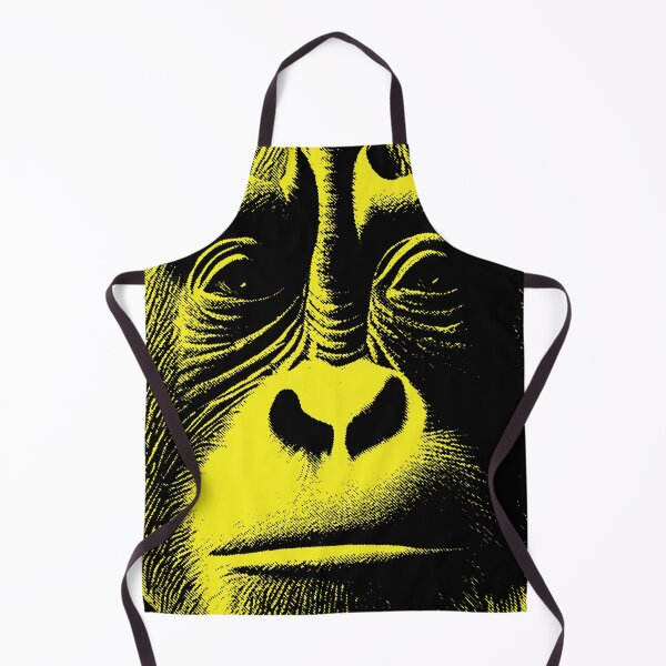 Item preview, Graphic Yellow Big Bondo Bili Ape Face designed and sold by pelagio.