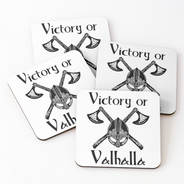 Item preview, Victory or Valhalla - Axe and Helmet designed and sold by Georgy09.