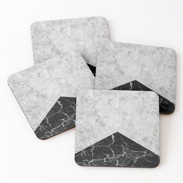 Item preview, Geometric Concrete Arrow Design - Black Granite #844 designed and sold by Natural Collective.
