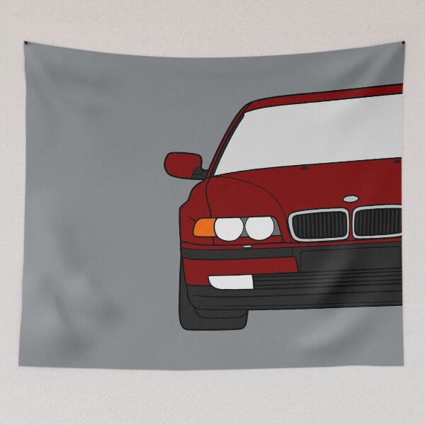 Item preview, E38 facelift 1998-2001 royal red color designed and sold by EdimDesign.