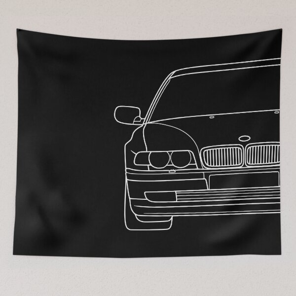 Item preview, E38 facelift 1998-2001 white lines designed and sold by EdimDesign.