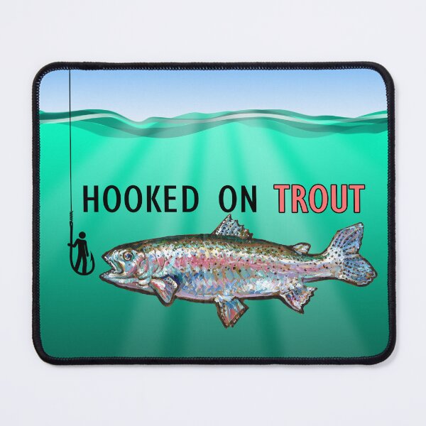Item preview, HOOKED ON TROUT designed and sold by elfeather.