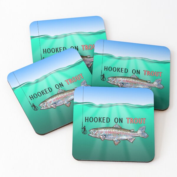 Item preview, HOOKED ON TROUT designed and sold by elfeather.
