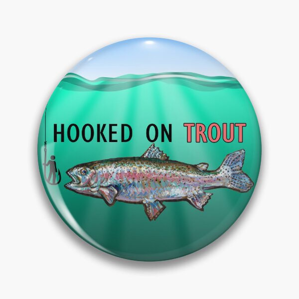 Item preview, HOOKED ON TROUT designed and sold by elfeather.