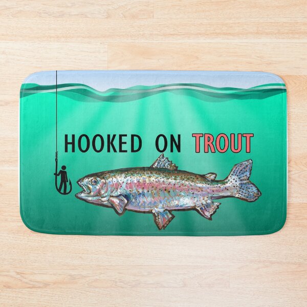Item preview, HOOKED ON TROUT designed and sold by elfeather.