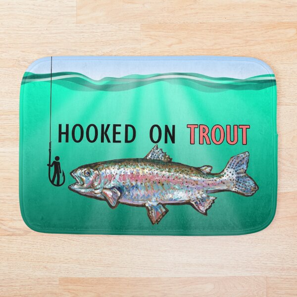Item preview, HOOKED ON TROUT designed and sold by elfeather.