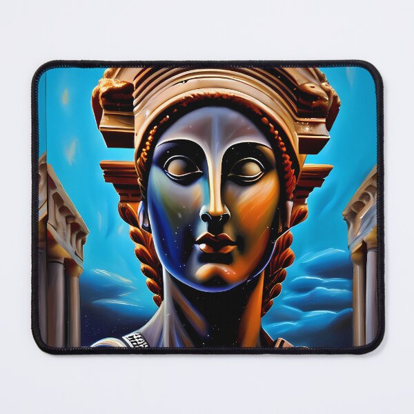 Item preview, Caryatids blue woman designed and sold by BigBrainArtwork.