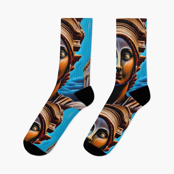Item preview, Caryatids blue woman designed and sold by BigBrainArtwork.