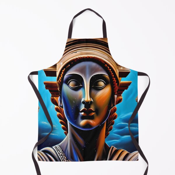 Item preview, Caryatids blue woman designed and sold by BigBrainArtwork.