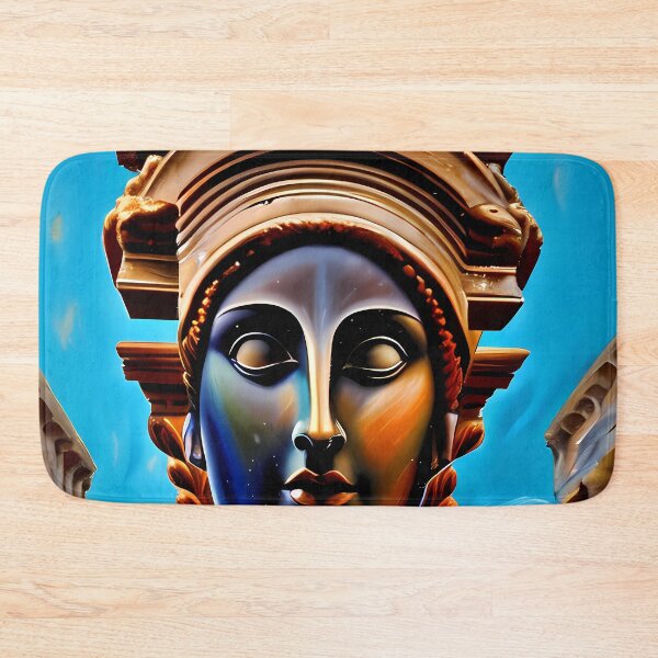 Item preview, Caryatids blue woman designed and sold by BigBrainArtwork.