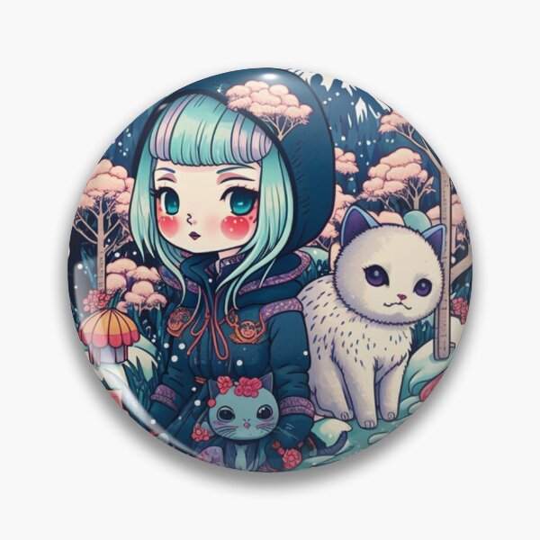 Aperçu de l'œuvre Bleu et le chat des neiges créée et vendue par HarperFox.