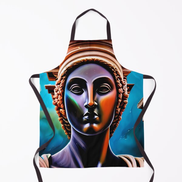 Item preview, Caryatids blue girl designed and sold by BigBrainArtwork.