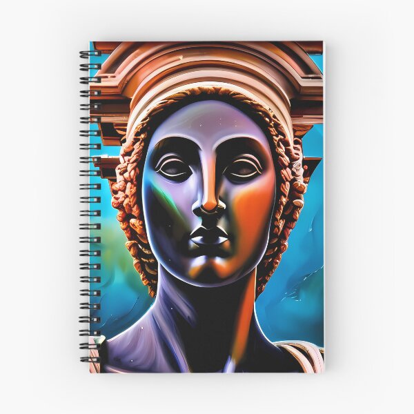 Item preview, Caryatids blue girl designed and sold by BigBrainArtwork.