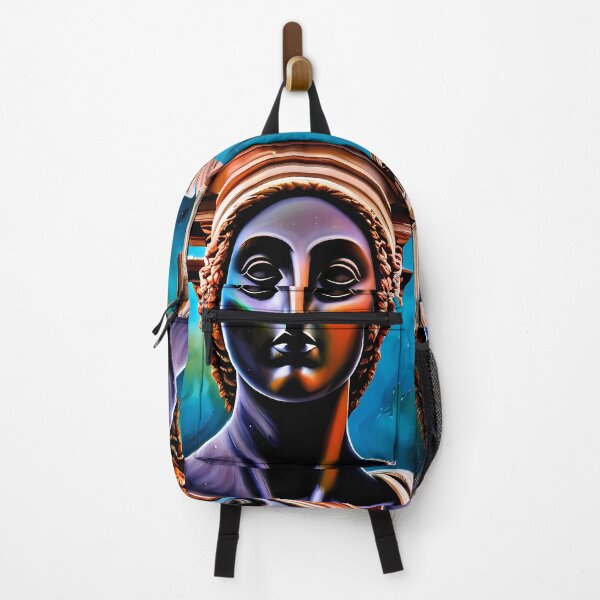 Item preview, Caryatids blue girl designed and sold by BigBrainArtwork.