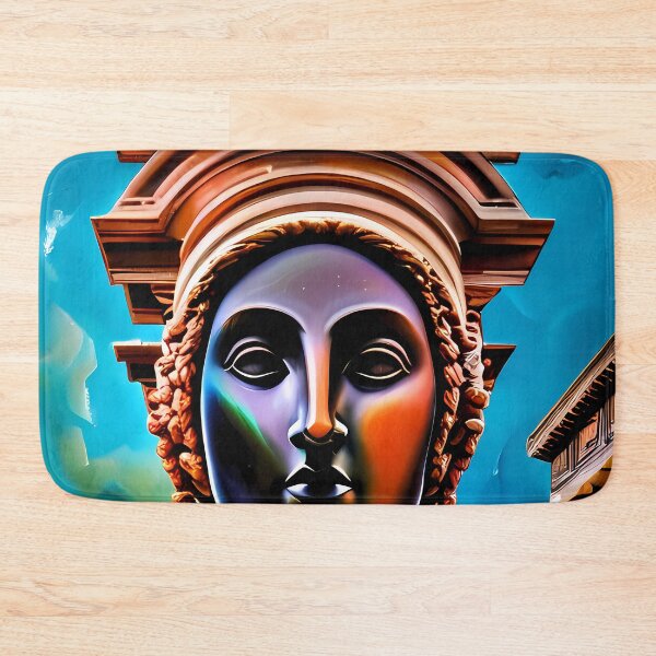 Item preview, Caryatids blue girl designed and sold by BigBrainArtwork.