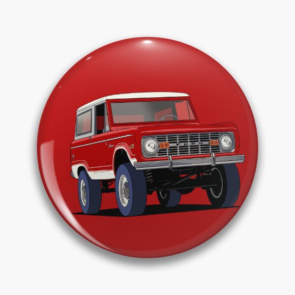Item preview, Ford Bronco Ranger truck in red designed and sold by Webazoot Industries - Car Art.