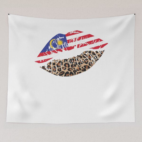Item preview, Malaysian Lips Patriots Kissing Mouth designed and sold by EbnerPrints.
