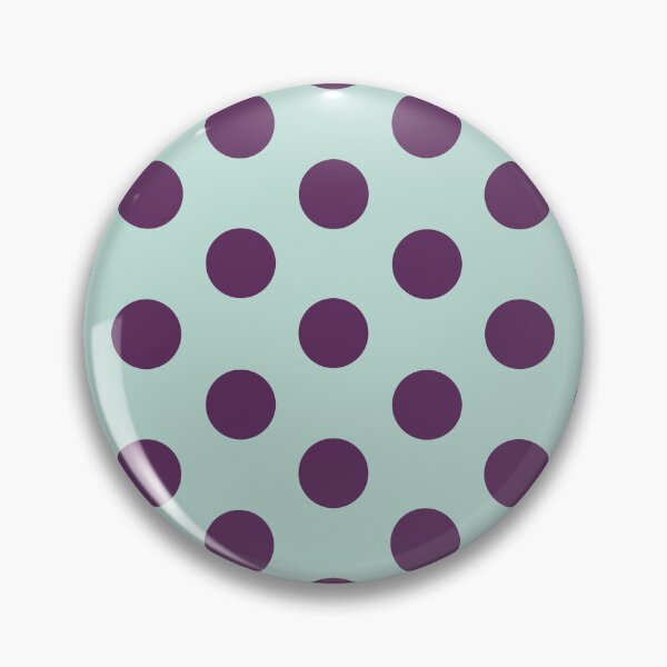 Item preview, Medium AUBERGINE PURPLE and MINT GREEN POLKA DOTS  designed and sold by RachelMacht.