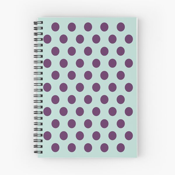 Item preview, Medium AUBERGINE PURPLE and MINT GREEN POLKA DOTS  designed and sold by RachelMacht.