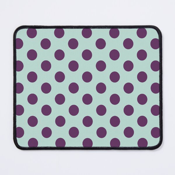 Item preview, Medium AUBERGINE PURPLE and MINT GREEN POLKA DOTS  designed and sold by RachelMacht.