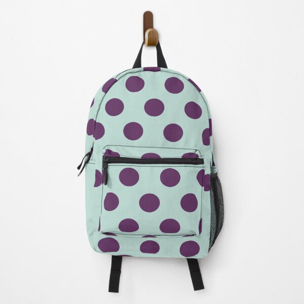 Item preview, Medium AUBERGINE PURPLE and MINT GREEN POLKA DOTS  designed and sold by RachelMacht.