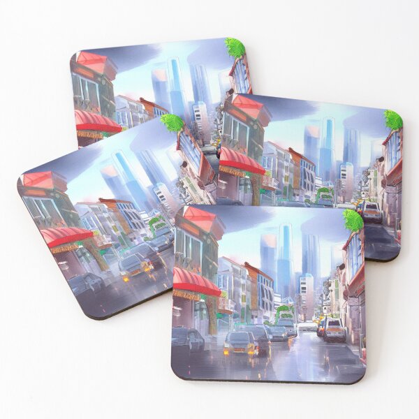 Item preview, innocent city designed and sold by MyOilArt4you.