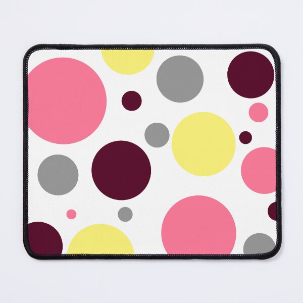 Item preview, Yellow, Pink, and Grey Polka Dots designed and sold by LapillusDesigns.
