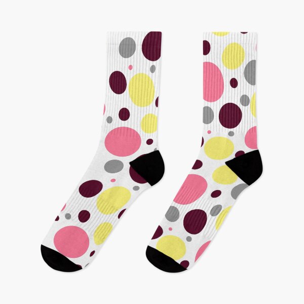 Item preview, Yellow, Pink, and Grey Polka Dots designed and sold by LapillusDesigns.