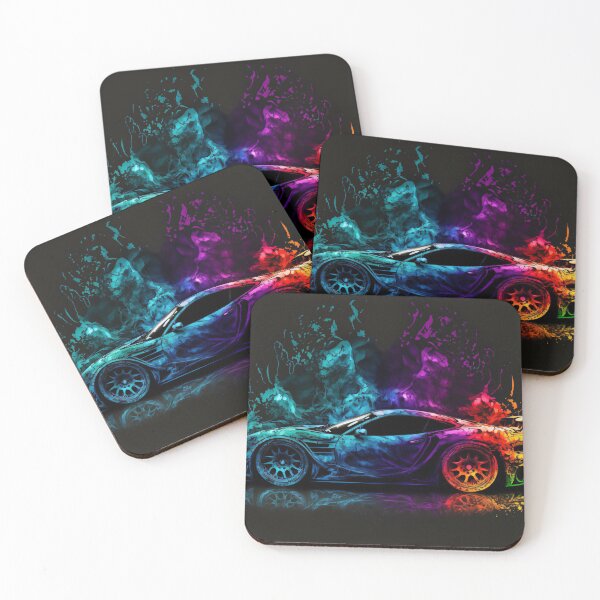 Item preview, Vibrant Sports Car Side View - Midjourney designed and sold by BehindCoffee Co.