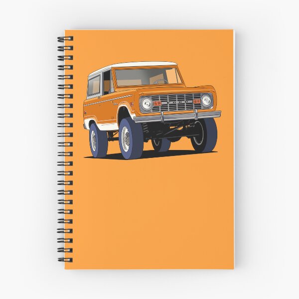 Item preview, Orange 1970's Ford Bronco designed and sold by Webazoot Industries - Car Art.