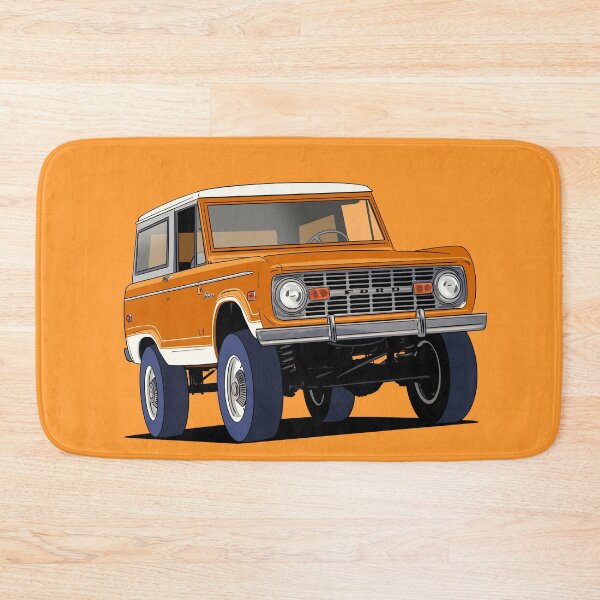 Item preview, Orange 1970's Ford Bronco designed and sold by Webazoot Industries - Car Art.