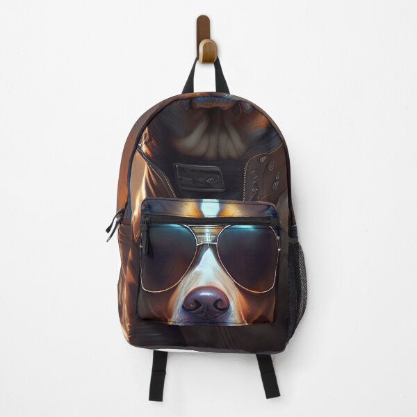 Item preview, Cool Dog In Leather Jacket and Sunglasses #1 designed and sold by KOZIDESIGNS.