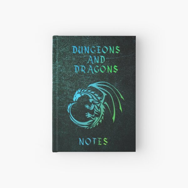 Dungeons and Dragons Notebook Green Hardcover Journal