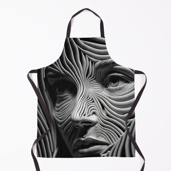 Item preview, Face human in weird lines shape designed and sold by mrlongfield.