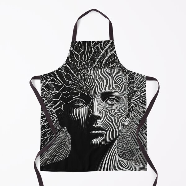 Item preview, Face human in weird lines shape designed and sold by mrlongfield.