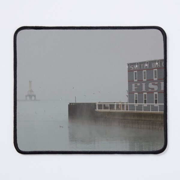 Item preview, Foggy Iconic View of Port Harbor designed and sold by lmocimages.
