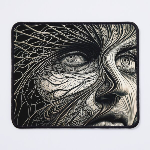 Item preview, Face human in weird lines shape designed and sold by mrlongfield.