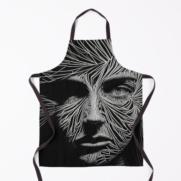 Item preview, Face human in weird lines shape designed and sold by mrlongfield.