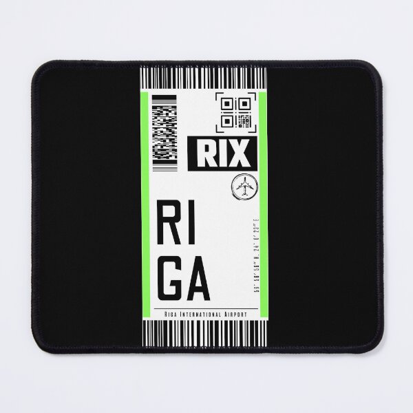 Item preview, RIGA RIX classic luggage tag traveller sticker designed and sold by LeddsoDello.