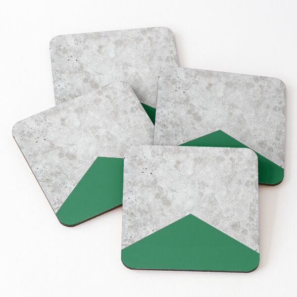 Item preview, Geometric Concrete Arrow Design - Forest Green #326 designed and sold by Natural Collective.