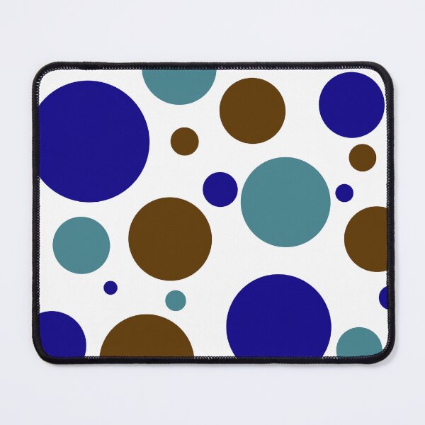 Item preview, Blue, Teal, Brown Polka Dots designed and sold by LapillusDesigns.