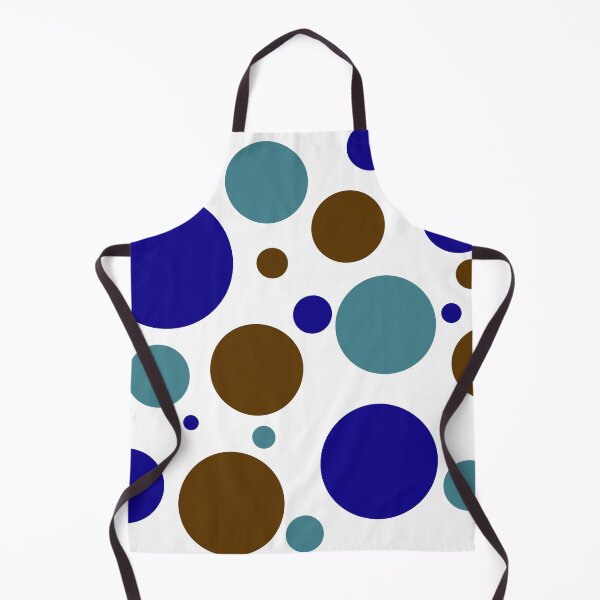 Item preview, Blue, Teal, Brown Polka Dots designed and sold by LapillusDesigns.
