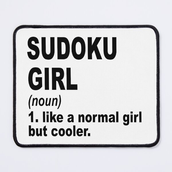 Item preview, sudoku Sister,sudoku girl like a normal girl but cooler designed and sold by Dogs Geeky⭐⭐⭐⭐⭐.