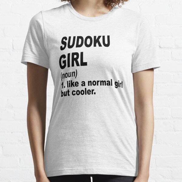 Item preview, sudoku Sister,sudoku girl like a normal girl but cooler designed and sold by Dogs Geeky⭐⭐⭐⭐⭐.