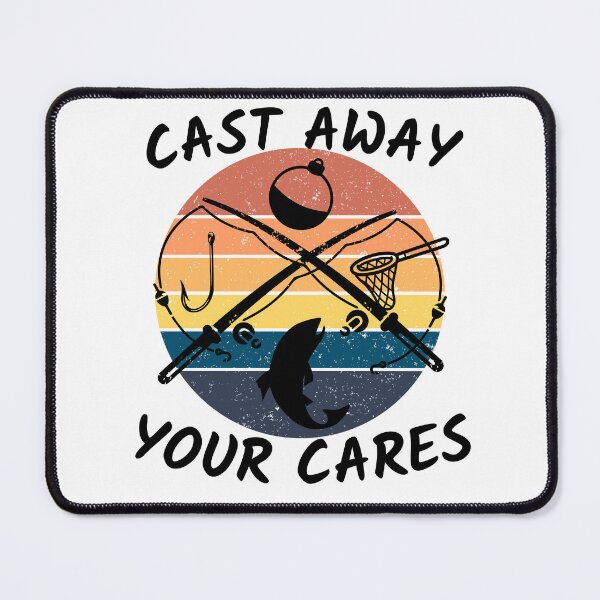 Item preview, Cast Away your Cares With Retro Sunset designed and sold by BluePlanetMerch.