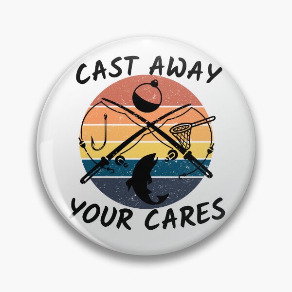 Item preview, Cast Away your Cares With Retro Sunset designed and sold by BluePlanetMerch.